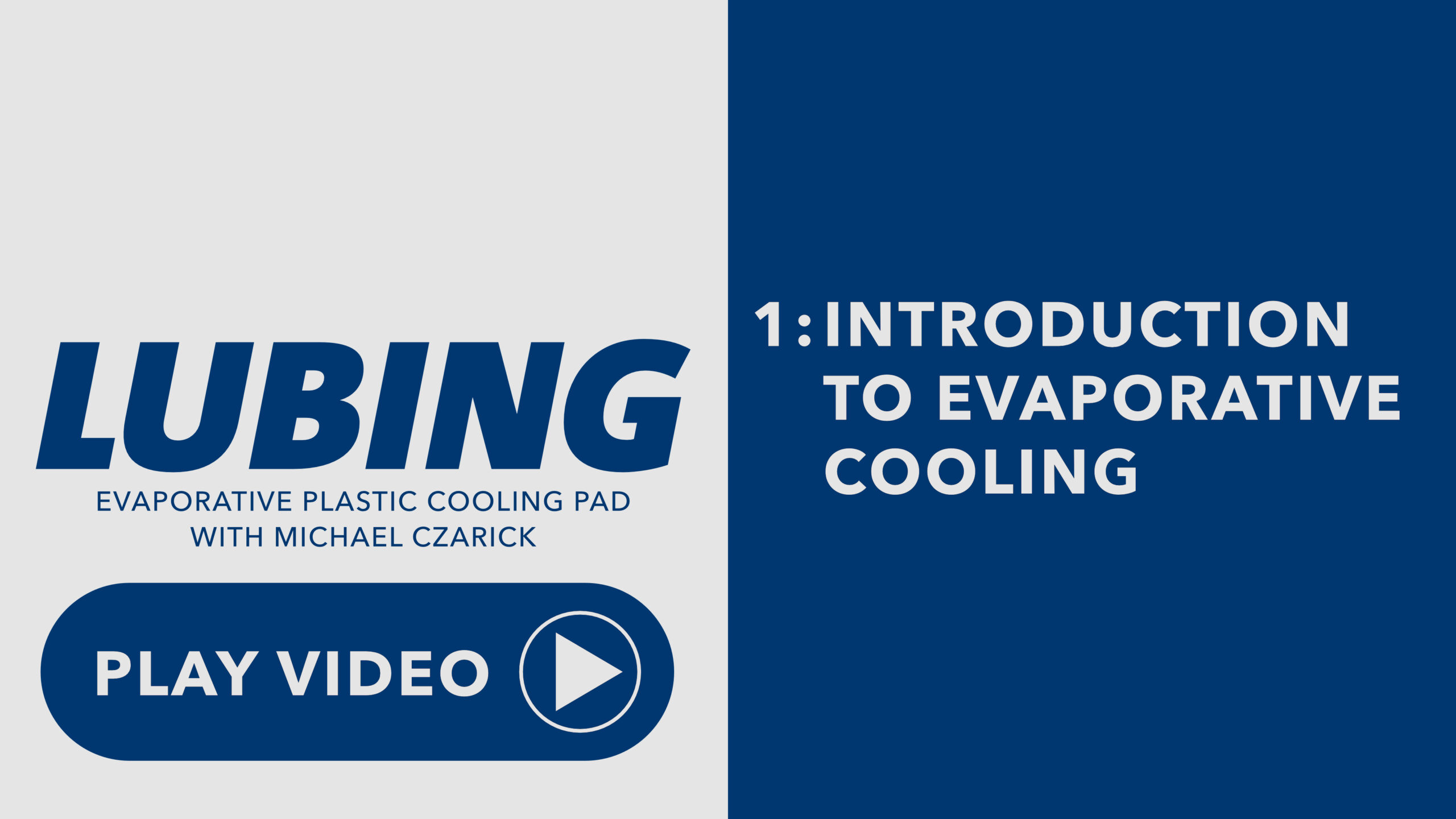 OptiCOOL plastic pad series