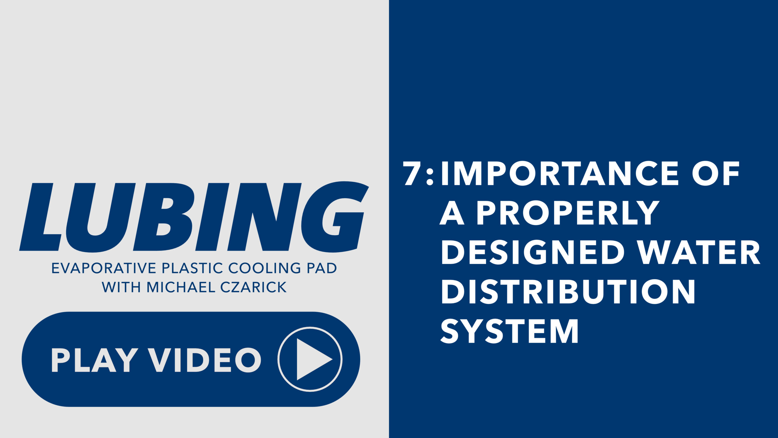 OptiCOOL plastic pad series