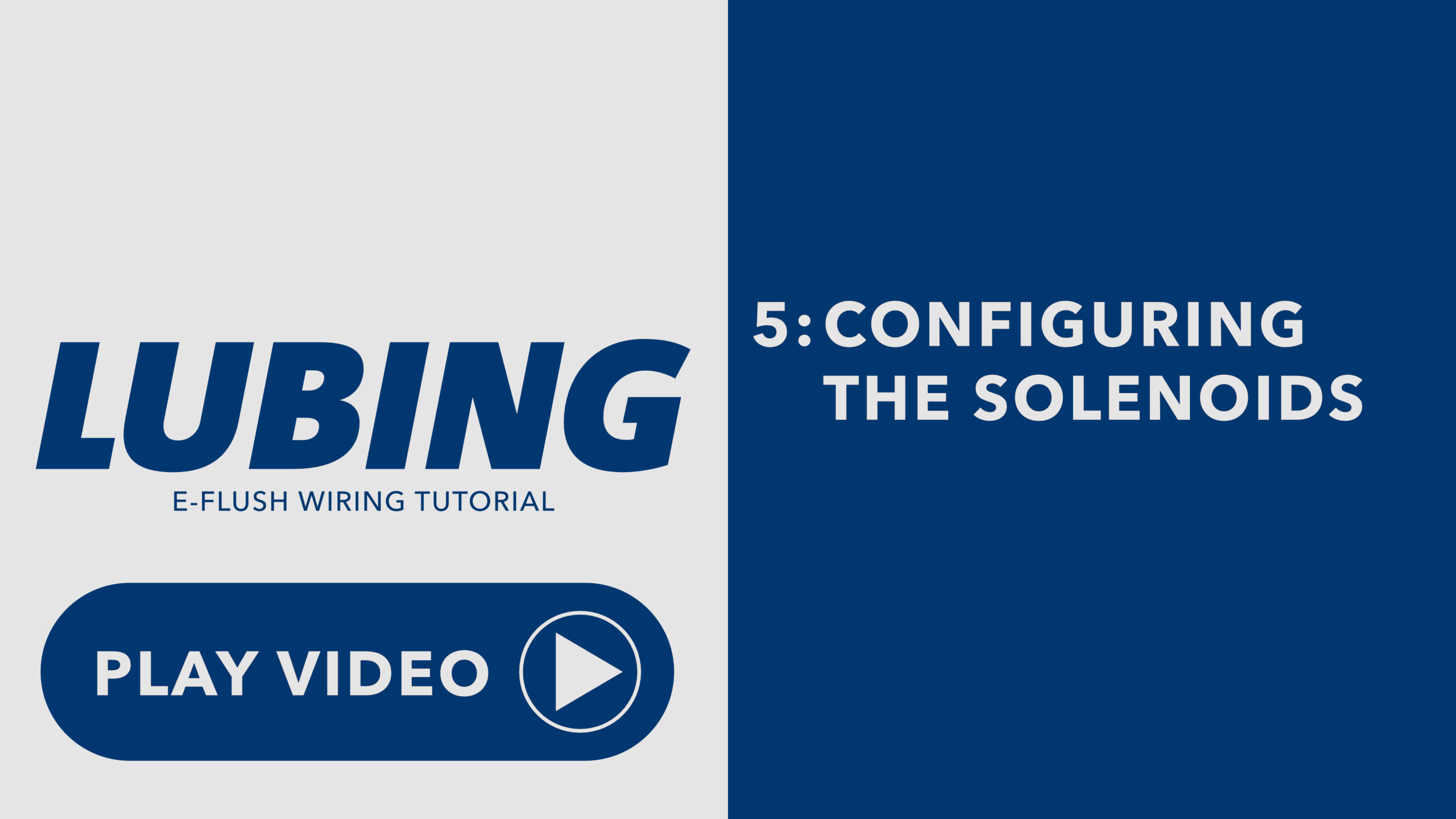 e Flush Regulator Wiring