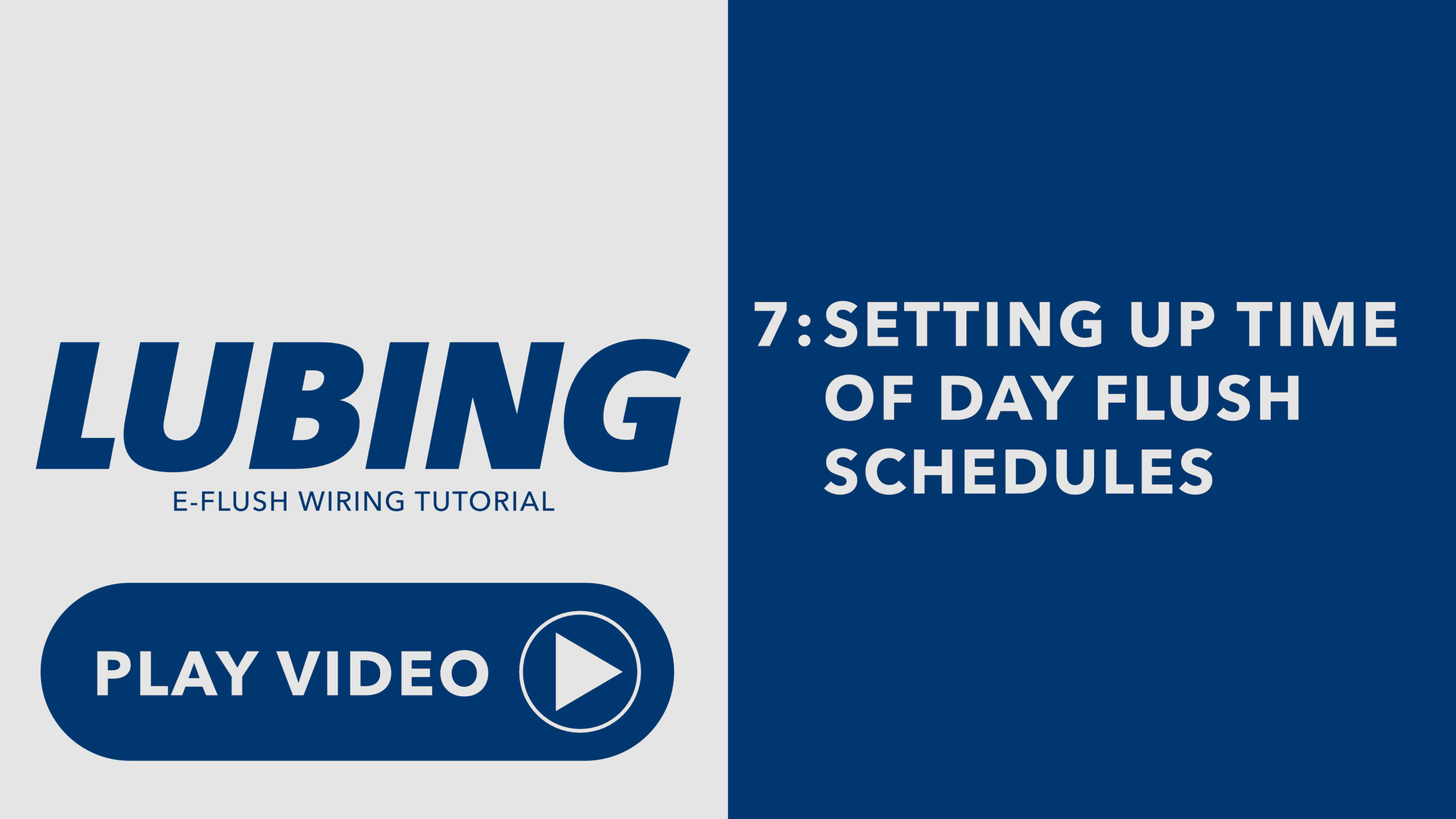 e Flush Regulator Wiring